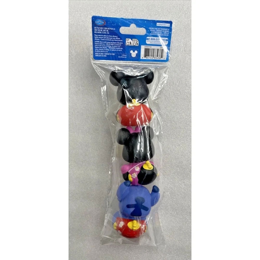 Disney Duckalooz Summer Ducks Set Of 3 Mickey Mouse Minnie Mouse Stitch NEW - Picture 14 of 15